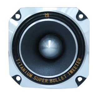 Mr. Dj HDT700S 3.5-Inch Titanium Bullet High Compression Tweeter for Car, Van, ATV, UTV, Marine, Boat, Motorcycle, Motorsports, and Competition