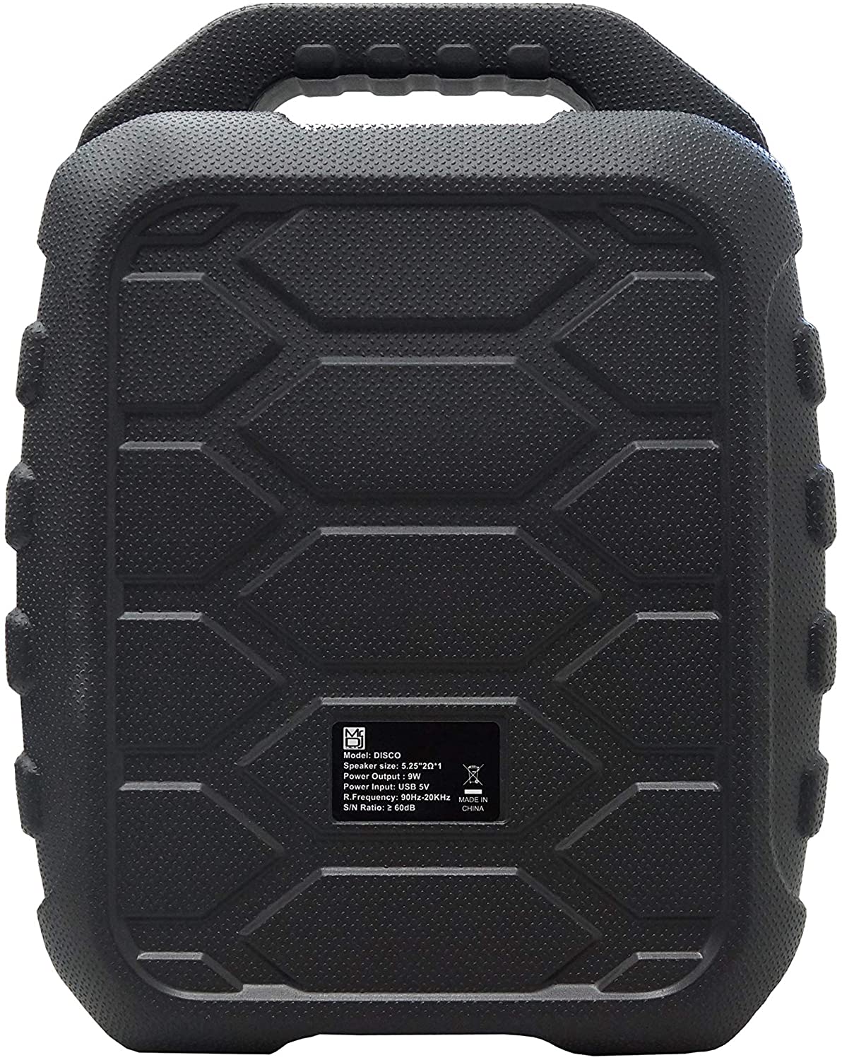 MR. DJ DISCO 5.25" portable speaker w/ Bluetooth rechargeable battery & led light