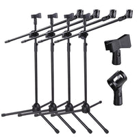 Thumbnail for 4 MR DJ MS500 Heavy Duty Telescoping Microphone Mic Boom Stand, Tripod Cast Base