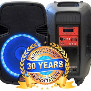 MR DJ PBX2690LB OPEN BOX 15" Bluetooth Speaker