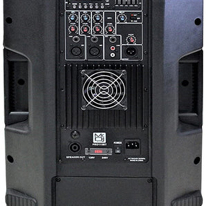 MR DJ PRO115BT PRO PA DJ 15" Powered/Active DJ PA Multipurpose Live Sound Loudspeaker