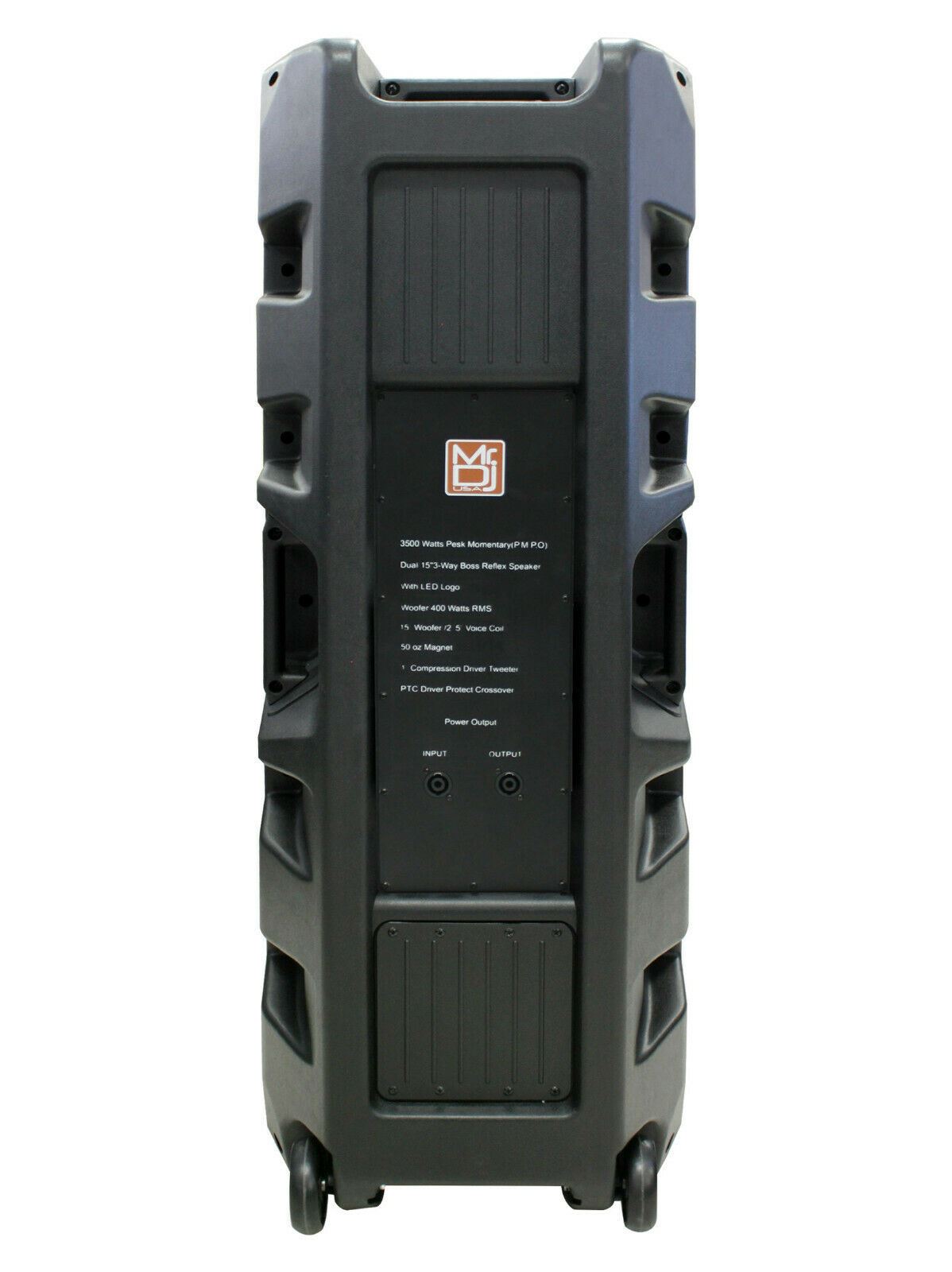2 MR DJ PRO215S Professional PRO PA DJ Dual 15” 3-Way Full-Range Passive DJ PA Multipurpose Live Sound Loudspeaker