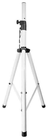 Thumbnail for MR DJ SS350W Speaker Stand <br/> Universal White Heavy Duty Folding Tripod PRO PA DJ Home On Stage Speaker Stand Mount Holder