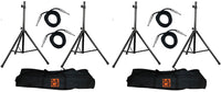 Thumbnail for 2 MR DJ SS750PKG Speaker Stand with Road Carrying Bag & 1/4