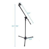 Thumbnail for Mr. Dj MS-500 Heavy-Duty Tripod Microphone Stand