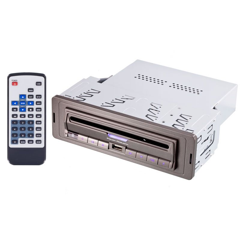 Power Acoustik PADVD-390 In-Dash Single DIN Car DVD Player w/ USB Playback