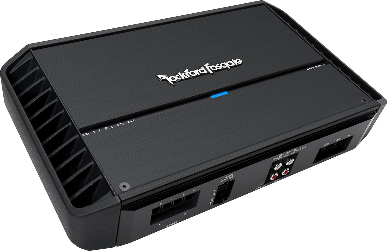 Rockford Fosgate Punch P1000X1bd Mono subwoofer amplifier 1,000 watts RMS x 1 at 1 ohm