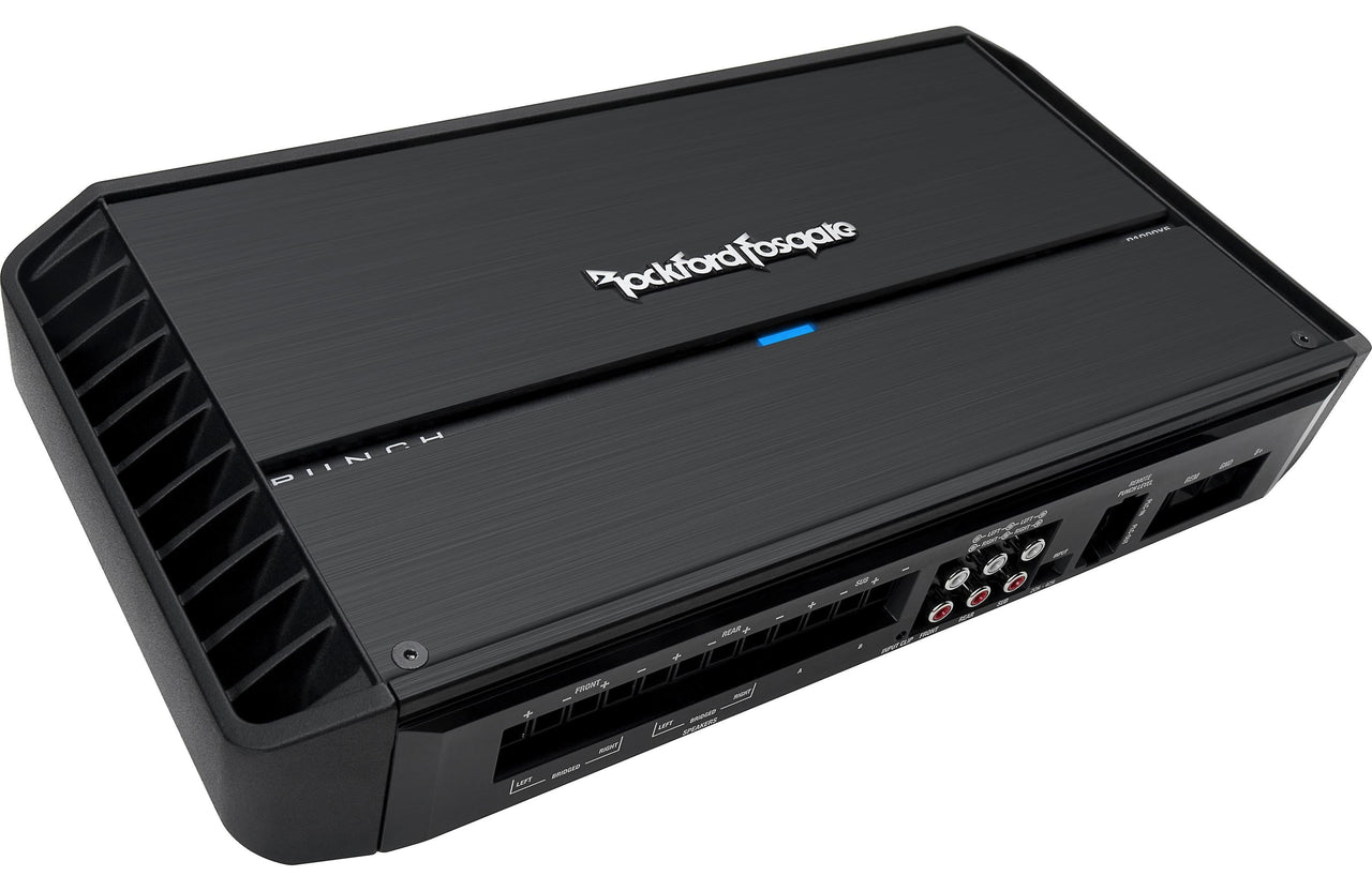 Rockford Fosgate Punch P1000X5 5-channel car amplifier 75 watts RMS x 4 at 4 ohms + 500 watts RMS x 1 at 1 ohm
