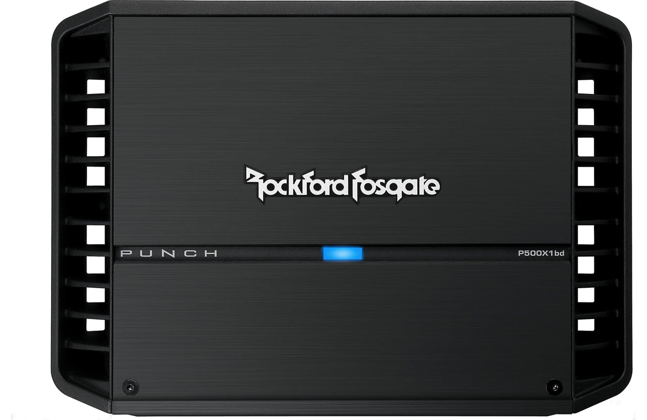 Rockford Fosgate Punch P500X1bd Mono subwoofer amplifier 500 watts RMS x 1 at 1 ohm