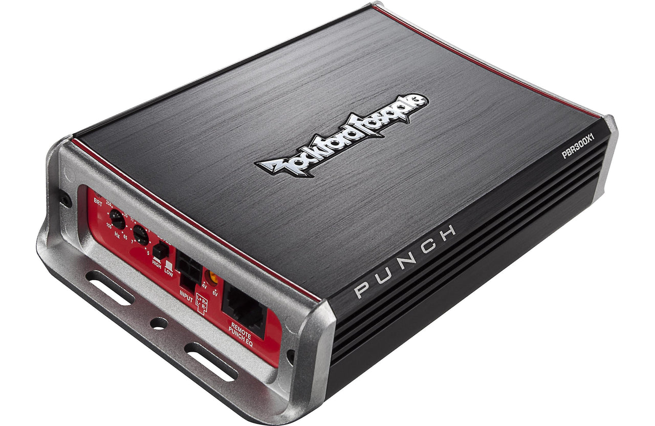 Rockford Fosgate Punch PBR300X1 Compact mono subwoofer amplifier 300 watts RMS x 1 at 1 ohm