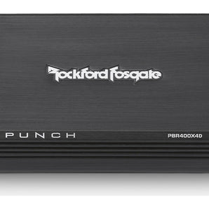 Rockford Fosgate Punch PBR400X4D Compact 4-channel car amplifier 50 watts RMS x 4