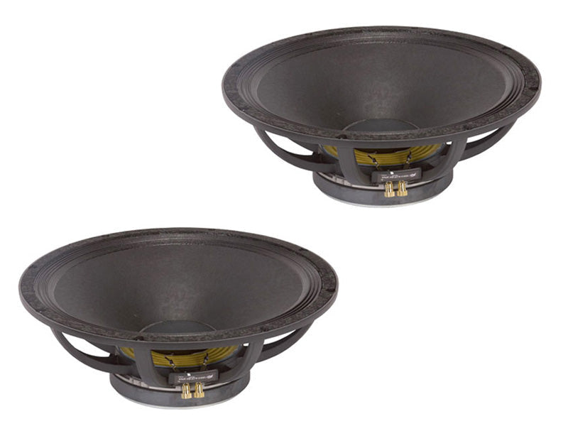 2) Peavey 1808-8 AL CP Pro Rider 18" 8 Ohm Replacement Low Freq Driver (1 PAIR)