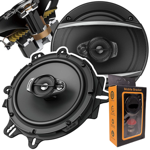 2 Pairs Pioneer TS-A1670F 6.5" 3-Way 320 Watt Coaxial Car Audio Speakers + Mobile Magnet