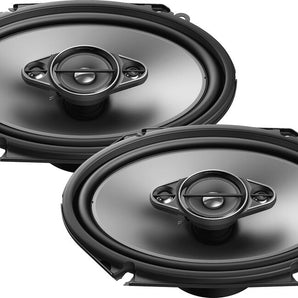 2 Pair Pioneer TS-A6880F 6"x8" Speaker<br/>4-Way Coaxial 350Watts A Series Car Audio Speaker