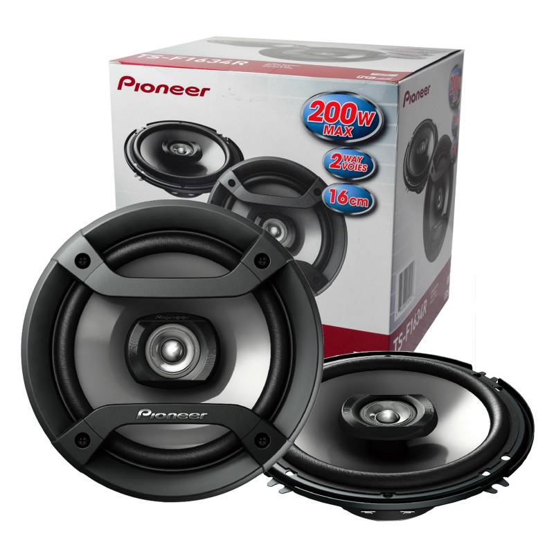 Pioneer TS-F1634R 6.5" 200W 2-Way Car Speakers PAIR