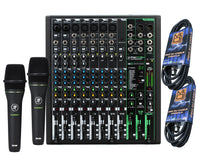 Thumbnail for Mackie ProFX12v3 12-Channel Mixer with Built-in Effects and USB +2 Mackie EM-89D Cardioid Dynamic Vocal Microphone+Free Microphone Cables