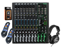 Thumbnail for Mackie ProFX12v3 12-Channel Mixer with Built-in Effects and USB + Pro TH02 Headphone with Pair of XLR Cable+free Absolute Phone Holder