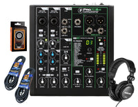 Thumbnail for Mackie ProFX6v3 6-Channel Mixer with Built-in Effects and USB + Pro TH02 Headphone with Pair of XLR Cable+free Absolute Phone Holder