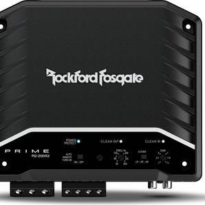 Rockford Fosgate R2-200X2 Prime Series 2-channel car amplifier 50 watts RMS x 2