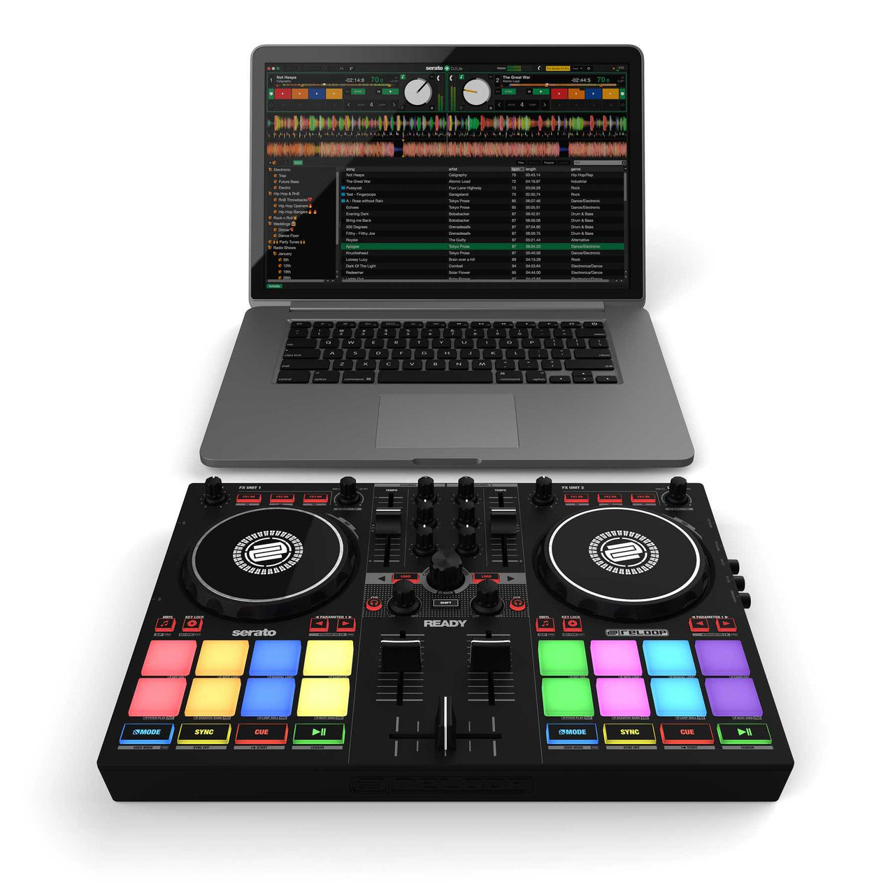 Reloop READY High-performance compact controller for Serato