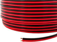 Thumbnail for Absolute SWRB16-100 2 conductor Speaker Wire 16 Gauge 100 Feet Red Black Stranded Car Home Audio Marin ATV