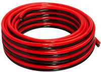 Thumbnail for 25' 18 Gauge Red Black Stranded Speaker Wire Car Home Audio