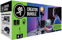 Thumbnail for Mackie Creator Bundle USB microphone, studio monitors, and headphones