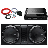 Thumbnail for Rockford Fosgate P2 Twin Prime Package Bass Deal P2-2X12 R2-750X1