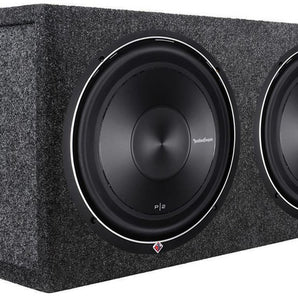 2 Rockford Fosgate P2D2-12 12" 1600W Car Subwoofers + Dual Sealed Sub Box
