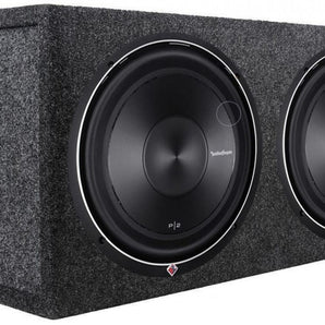 2 Rockford Fosgate Punch P2D4-12 12" 1600W Subwoofers + Sealed Enclosure Box