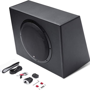 Rockford Fosgate Punch P300-10 300W Loaded 10" Powered Sealed Subwoofer Enclosure