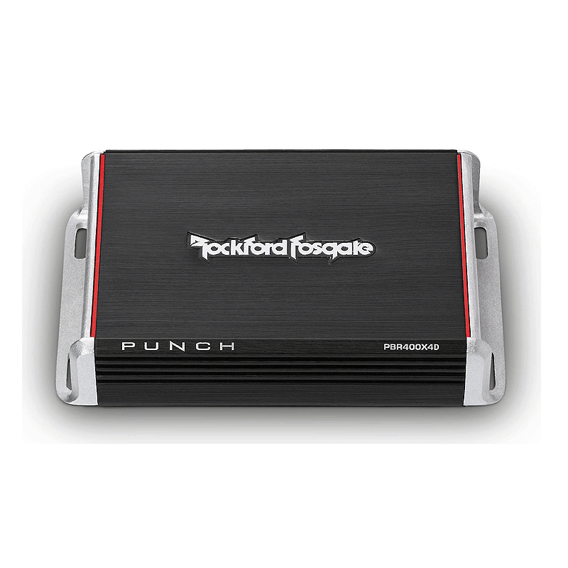 2 Rockford Fosgate PBR400X4D 400W Compact 4 Channel Punch Series Class D Amplifier 50 watts RMS x 4