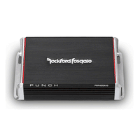 Thumbnail for 2 Rockford Fosgate PBR400X4D 400W Compact 4 Channel Punch Series Class D Amplifier 50 watts RMS x 4