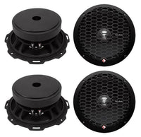 Thumbnail for 4 Rockford Fosgate PPS4-8 8-Inch 1000 Watt 4-Ohm MidRange Car Stereo Speakers