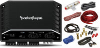 Thumbnail for Rockford Fosgate R2-300X4 Prime Series 300 Watts 4-Channel Class D Amplifier + 4G Amp Kit