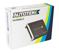 Thumbnail for Autotek TA-1255.4 1200 Watt 4 Channel High-Performance Car Audio Amplifier with Absolute KIT4 4 Gauge Amp Kit