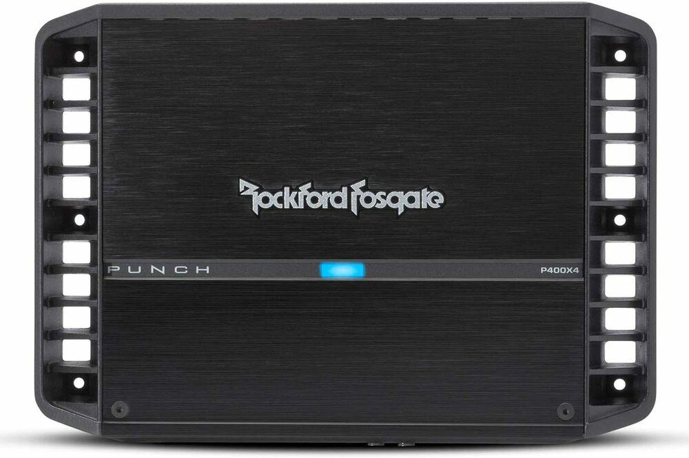 Rockford Fosgate Punch P400X4 400W Punch Series 4-Channel Stereo Class AB Car Power Amplifier (P400X.4)