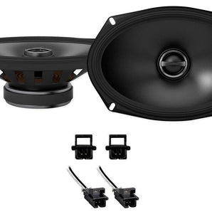Alpine S Rear Speaker Replacement Kit For 1997-2003 Chevrolet Chevy Malibu