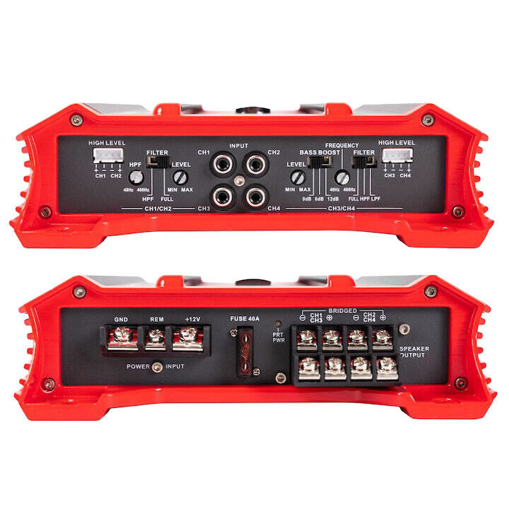 Crunch Ground Pounder GP-1500.4 1500 Watt 4-Channel Car Audio Amplifier