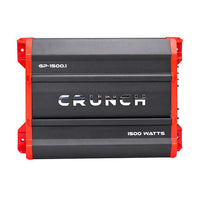 Thumbnail for Crunch Ground Pounder GP-1500.1 1500W Max Monoblock Subwoofer Class AB 1500 Watts Car Amplifier with 8 Gauge Amp Kit