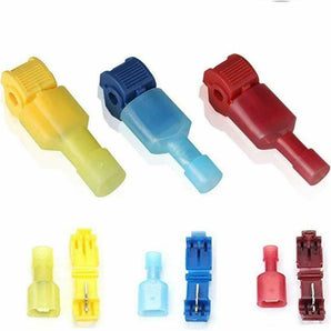  300 PCS splice insulated wire connector assortment in red, blue, and yellow colors.