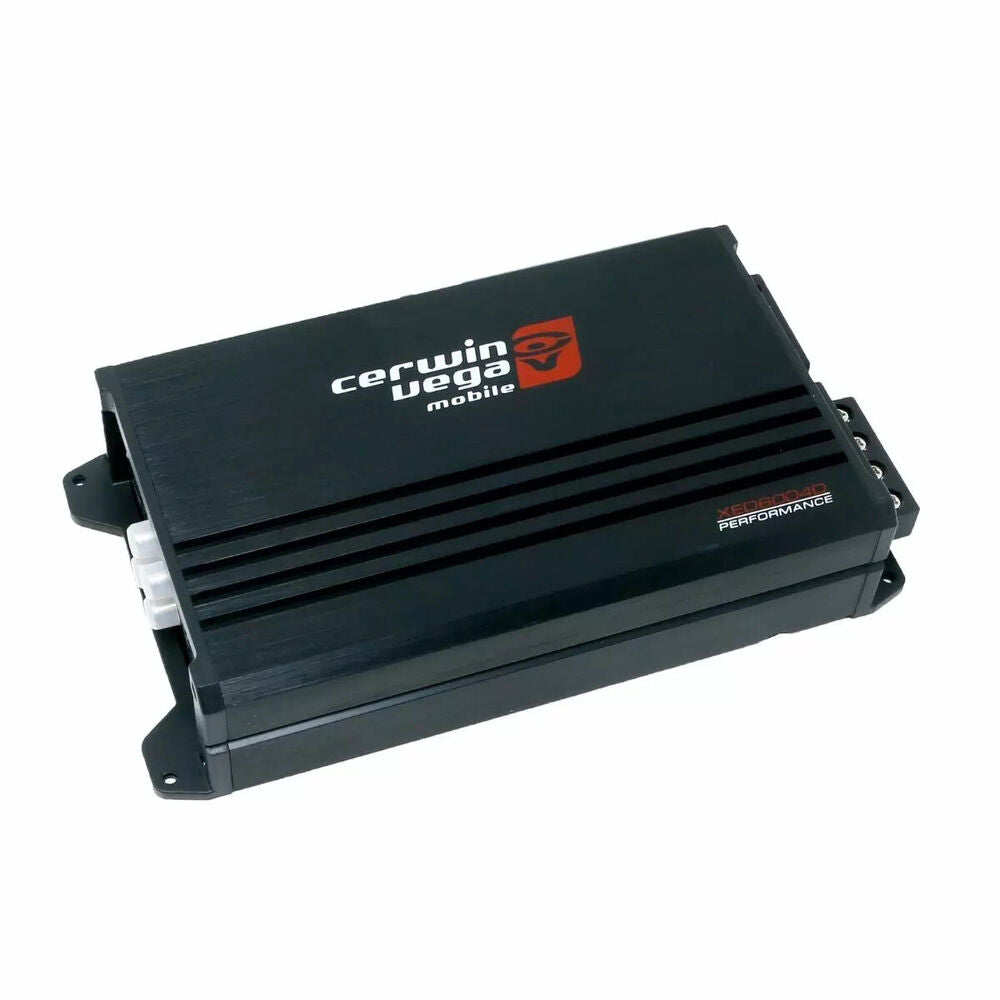 Cerwin Vega XED6004D 500W MAX 4 Channel XED Series Car Micro Compact Amplifier