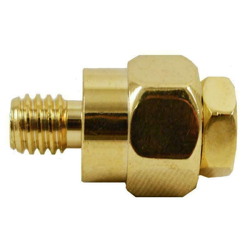 2 Absolute BTG-50 GM Side Post Terminals GM Short Side Post Mount Positive Negative Battery Terminal Gold Plated