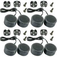 Thumbnail for 4 Pairs Absolute TW500 500 Watts Car Audio Piezo Super Dome Tweeter