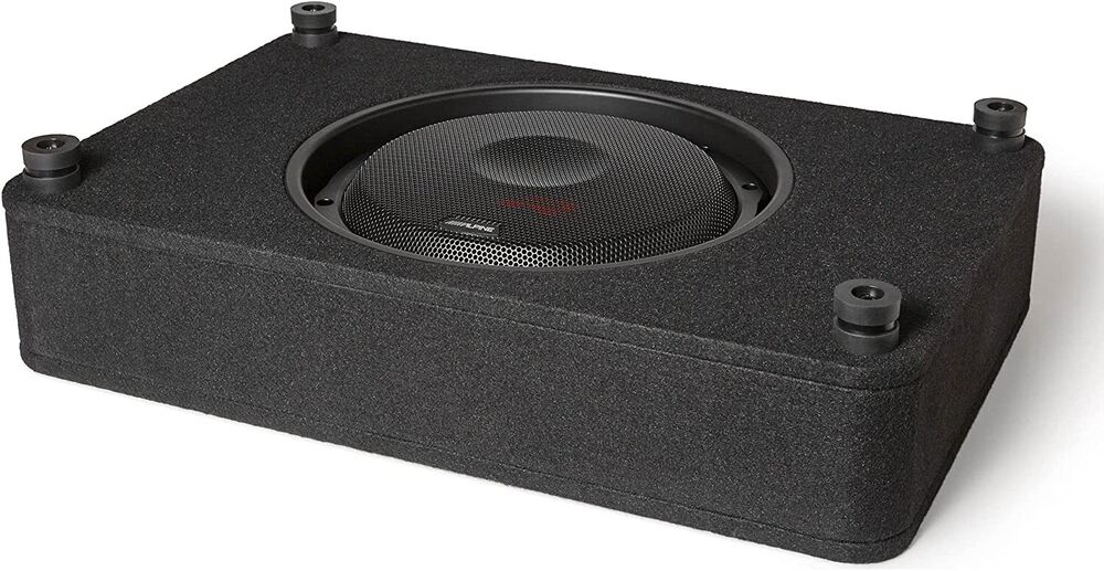 Alpine RS-SB12 R-Series 12" Halo Compact Loaded Subwoofer Enclosure, 1800 W subwoofer