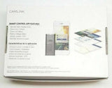 Code Alarm ASCL6 CarLink smartphone control module with app interface and device box.