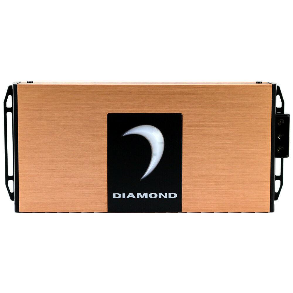 Diamond Audio MICRO4V2 4-Channel 600W RMS Class D Amplifier + 0 Gauge Amp Kit