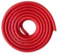 Thumbnail for 4 Gauge 25 Feet CCA Red Flex Power Wire Strands High Voltage Marine Cable