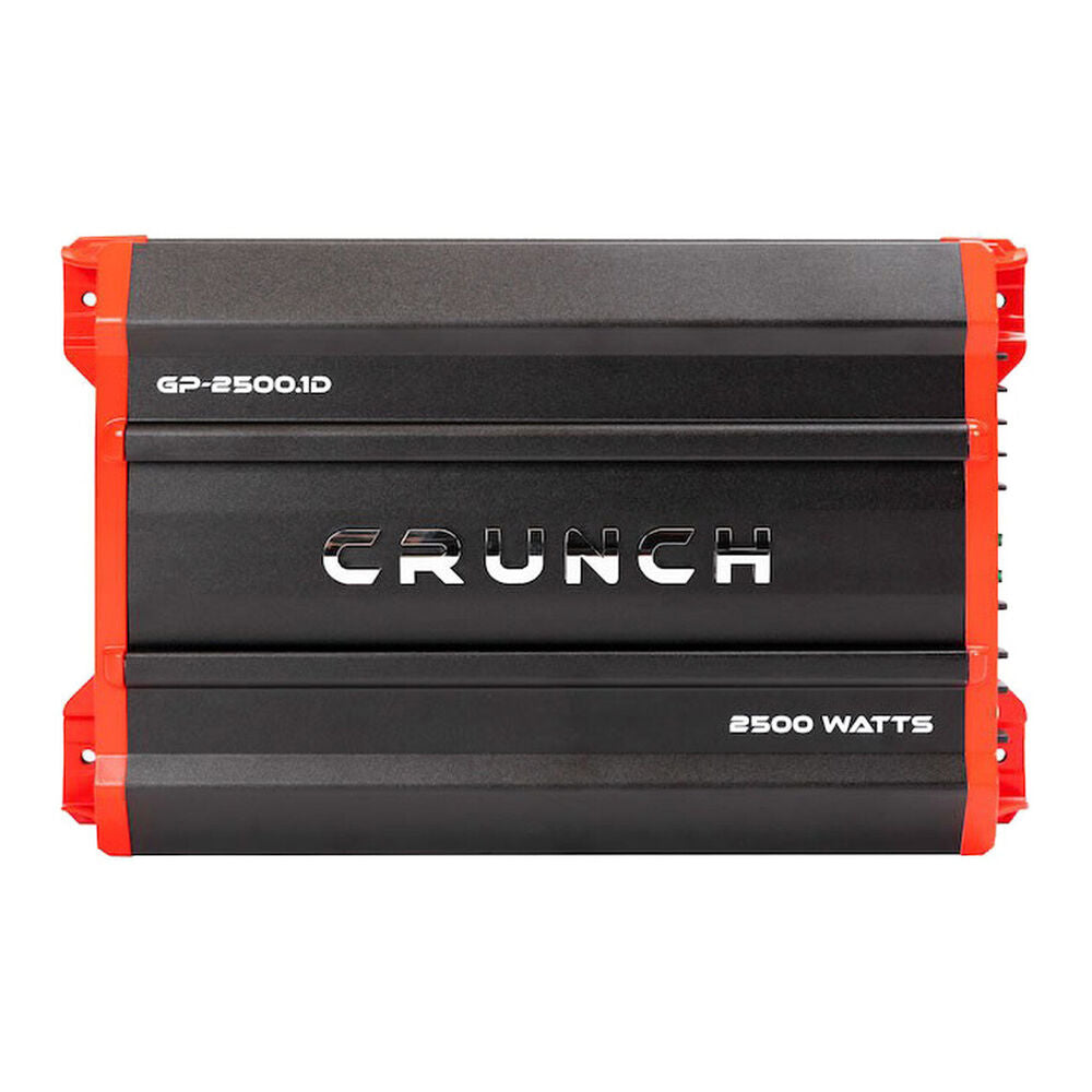 Crunch Ground Pounder GP-2500.1 2500W Max Monoblock Subwoofer Class AB 2500 Watts Car Amplifier