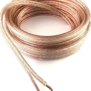 XP Audio Clear XS16G-25 16 True Gauge 25 FT COPPER CCA Marine Car Audio Speaker Cable Wire